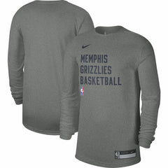 Nike - Memphis Grizzlies Unisex 2023/24 Legend On-Court Practice Long Sleeve T-Shirt - Heather Gray