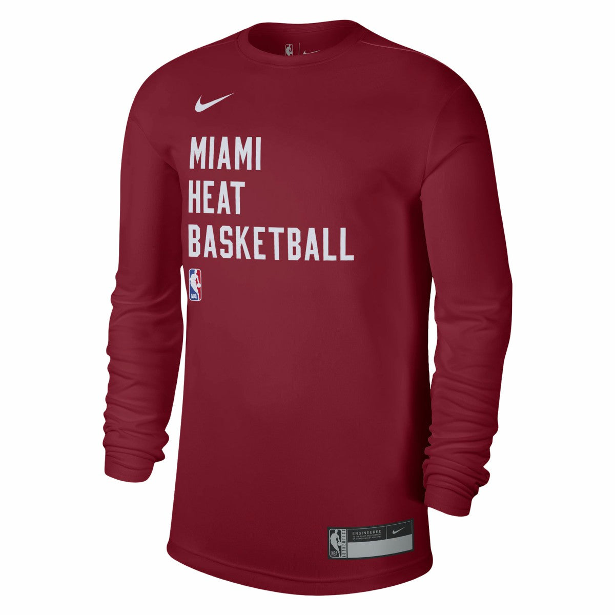 Nike - Miami Heat Unisex 2023/24 Legend On-Court Practice Long Sleeve T-Shirt - Red