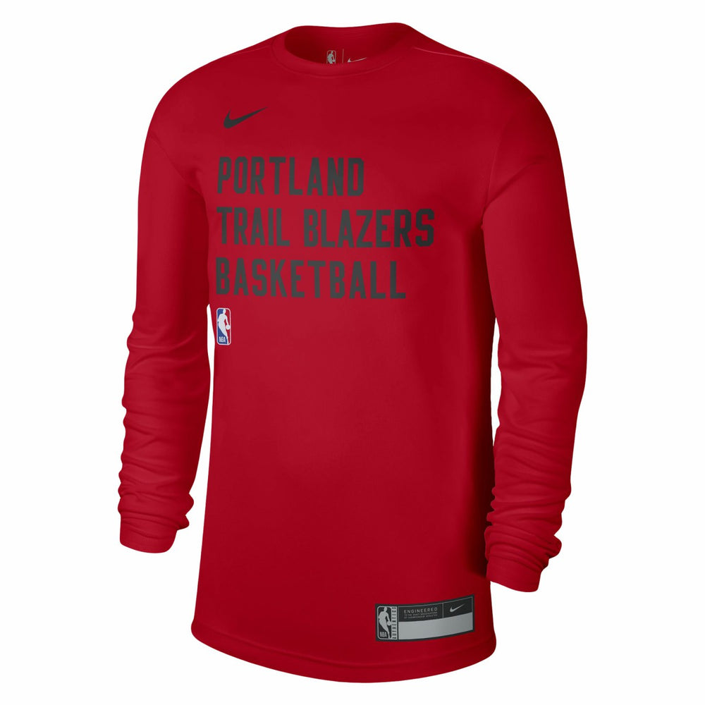 Nike - Portland Trail Blazers Unisex 2023/24 Legend On-Court Practice Long Sleeve T-Shirt - Red