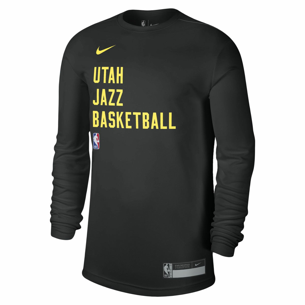 Nike - Utah Jazz Unisex 2023/24 Legend On-Court Practice Long Sleeve T-Shirt - Black