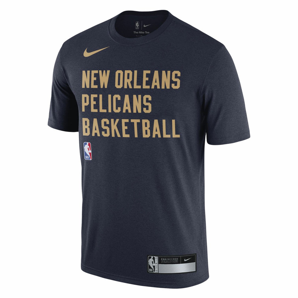 Nike - New Orleans Pelicans 2023/24 Sideline Legend Performance Practice T-Shirt - Navy