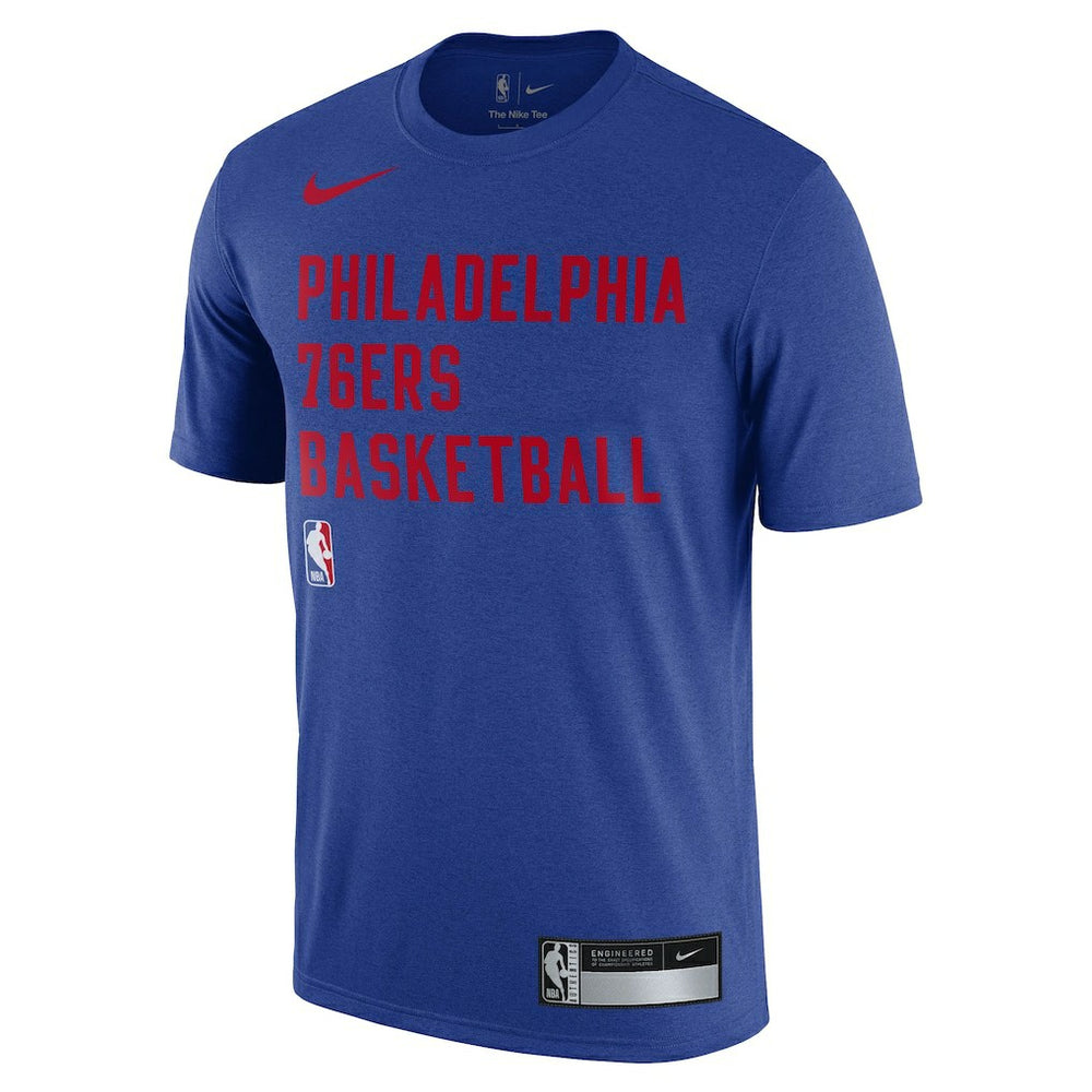 Nike - Philadelphia 76ers 2023/24 Sideline Legend Performance Practice T-Shirt - Royal
