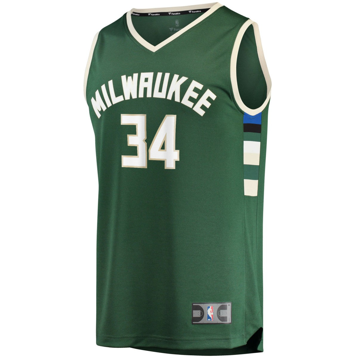 Fanatics - Giannis Antetokounmpo Milwaukee Bucks Big & Tall Fast Break Player Jersey - Hunter Green - Icon Edition