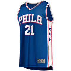 Fanatics - Joel Embiid Philadelphia 76ers Big & Tall Fast Break Player Jersey - Royal - Icon Edition