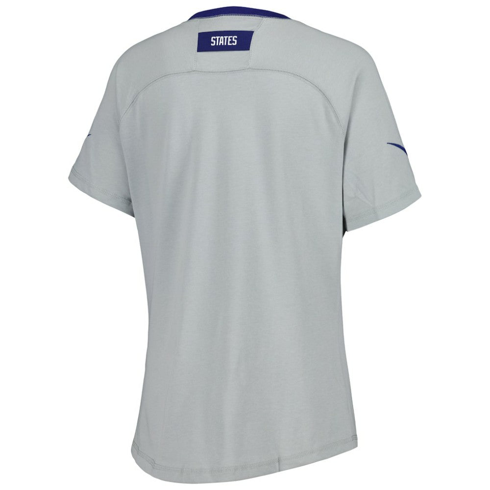 Nike USMNT Women's Travel Raglan T-Shirts - Gray