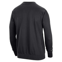 Nike - Brooklyn Nets 2023/24 Authentic Standard Issue Travel Performance Pullover Sweatshirt - Black