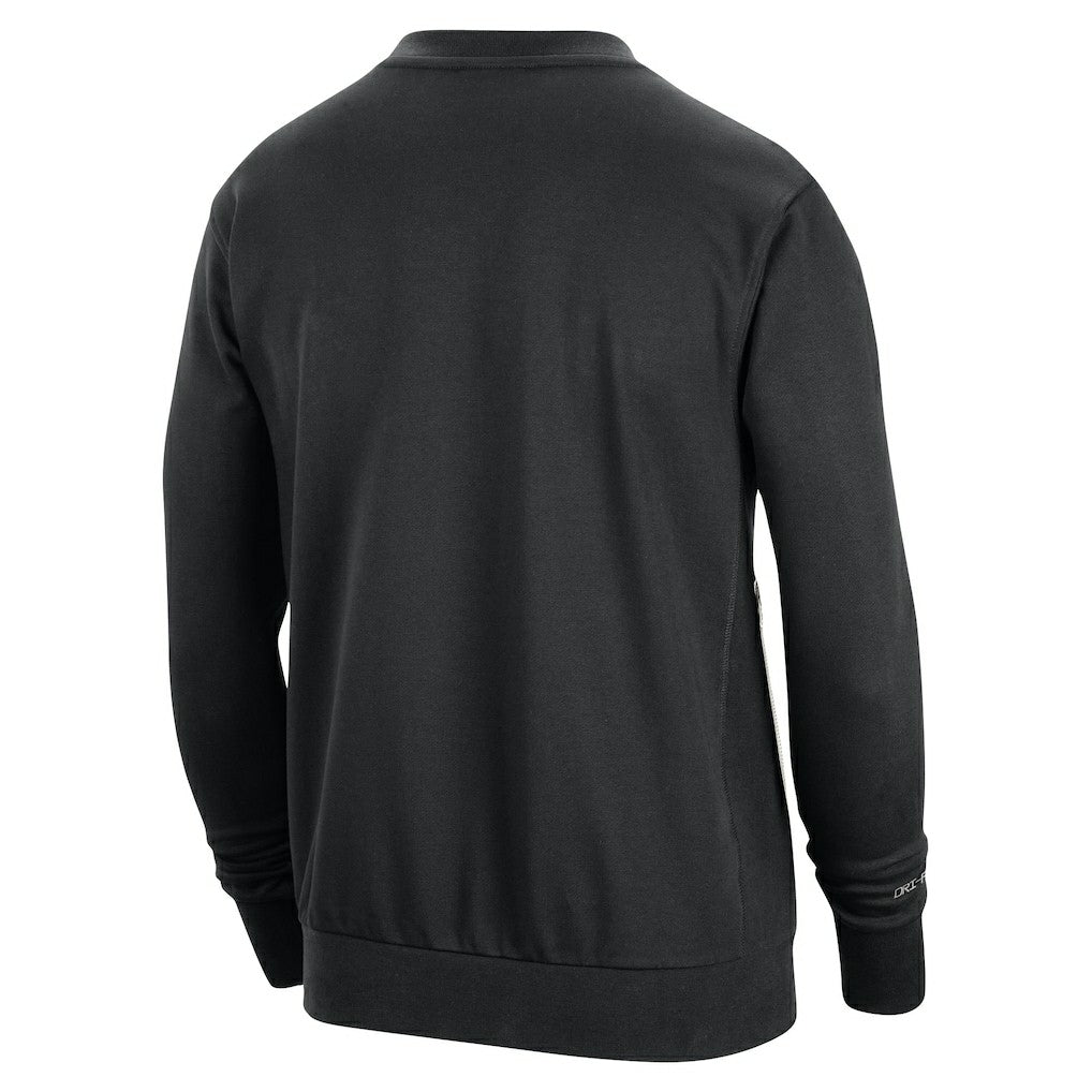 Nike - Golden State Warriors 2023/24 Authentic Standard Issue Travel Performance Pullover Sweatshirt - Black