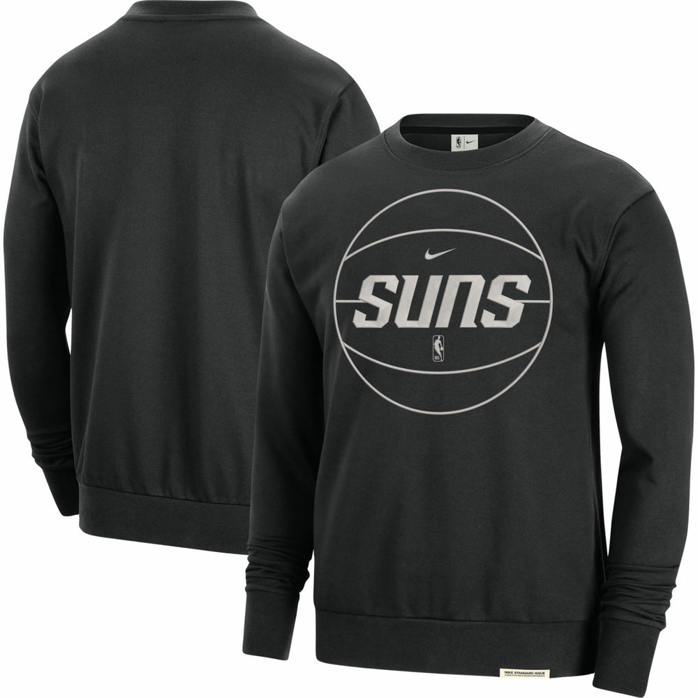 Nike - Phoenix Suns 2023/24 Authentic Standard Issue Travel Performance Pullover Sweatshirt - Black