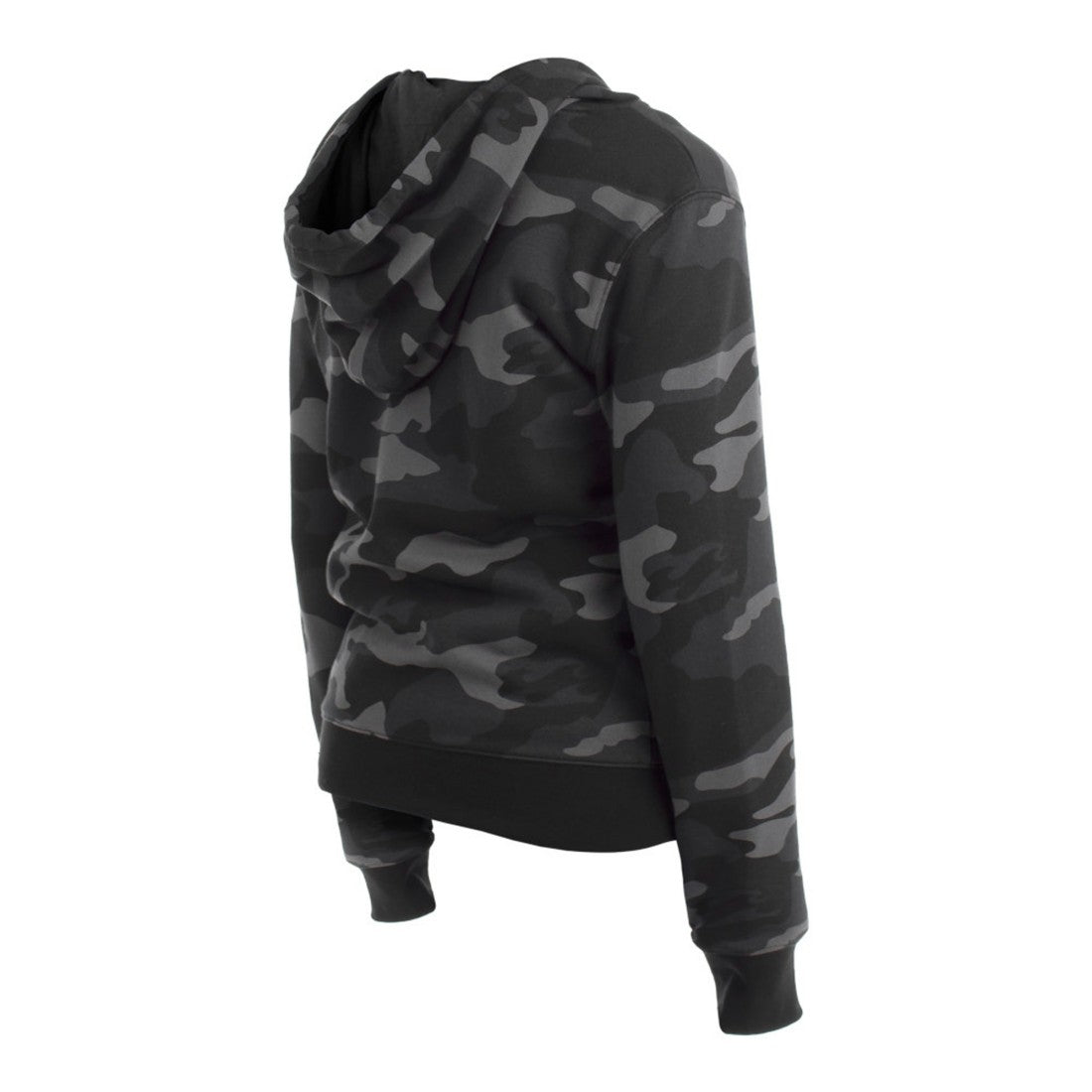 Green Bay Packers New Era Women's Camo Full-Zip Hoodie Black - NFL