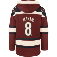 Cale Makar Colorado Avalanche - '47 Player Name & Number Lacer Pullover Hoodie Burgundy