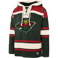 Kirill Kaprizov Minnesota Wild - '47 Player Name & Number Lacer Pullover Hoodie Green