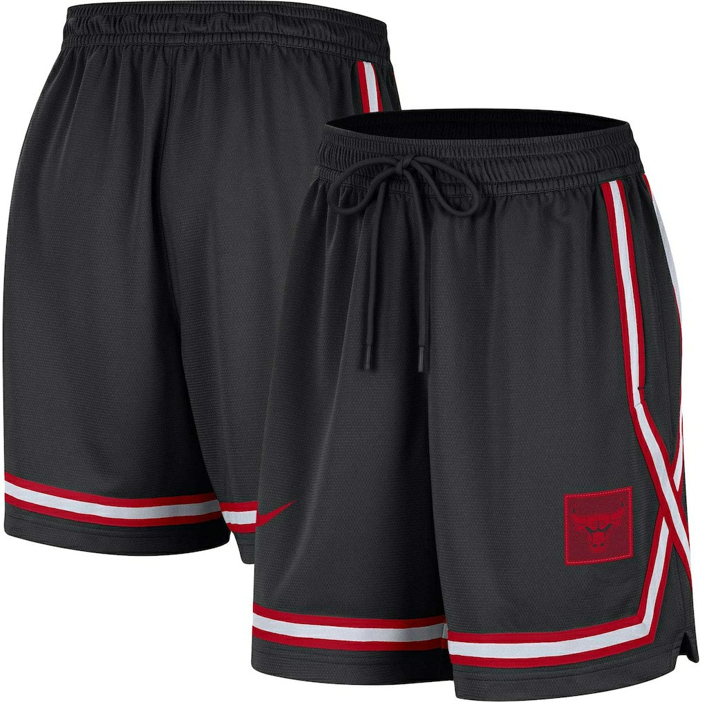Nike - Chicago Bulls Women's Sideline Fly Crossover Performance Shorts - Black