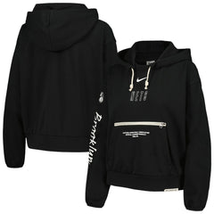 Nike - Brooklyn Nets Women's Courtside Standard Issue Performance Pullover Hoodie - Black