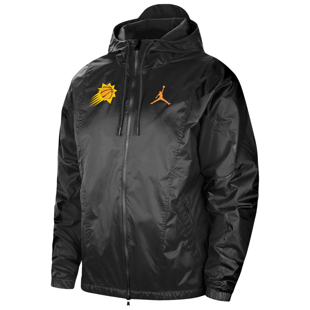 NBA - Phoenix Suns Jordan Brand Authentic Statement Edition Full-Zip Windbreaker - Black