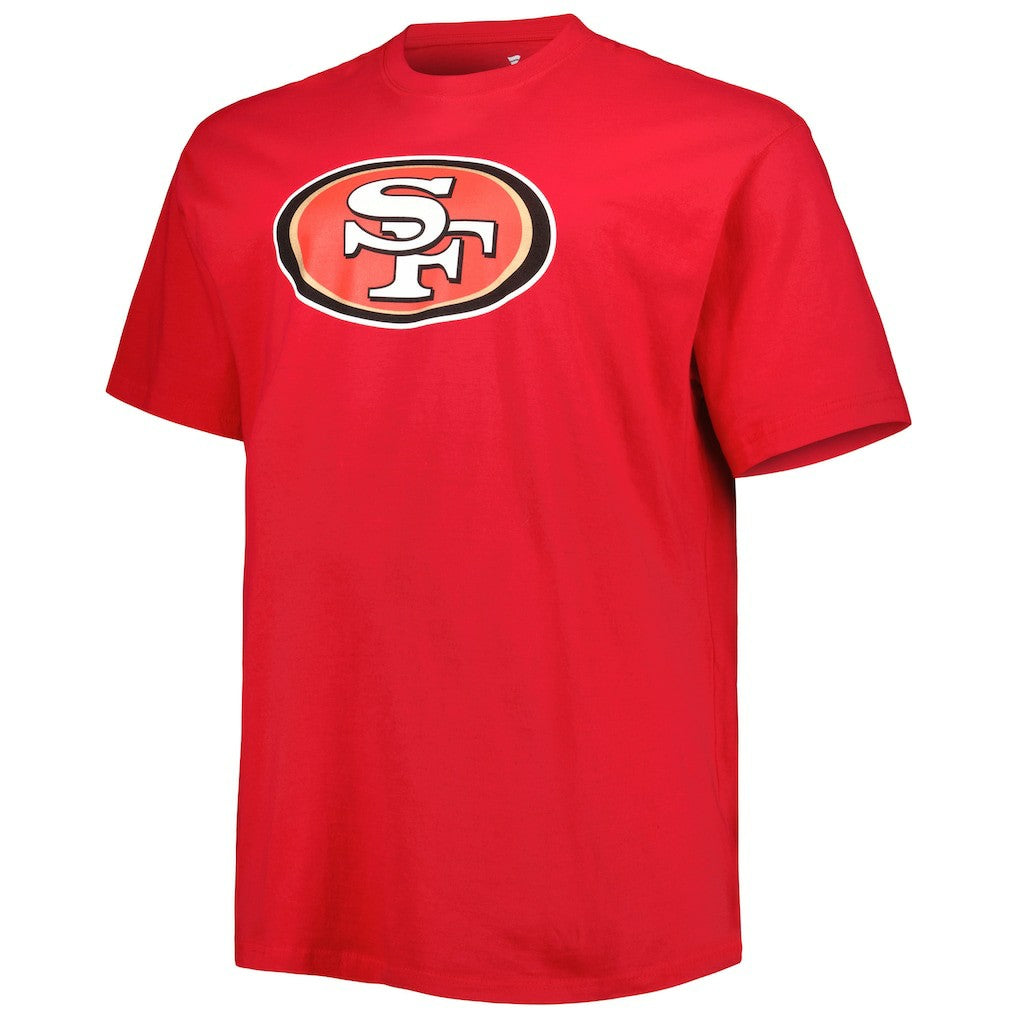 Christian McCaffrey San Francisco 49ers Big & Tall Player Name & Number T-Shirt Scarlet - Fanatics