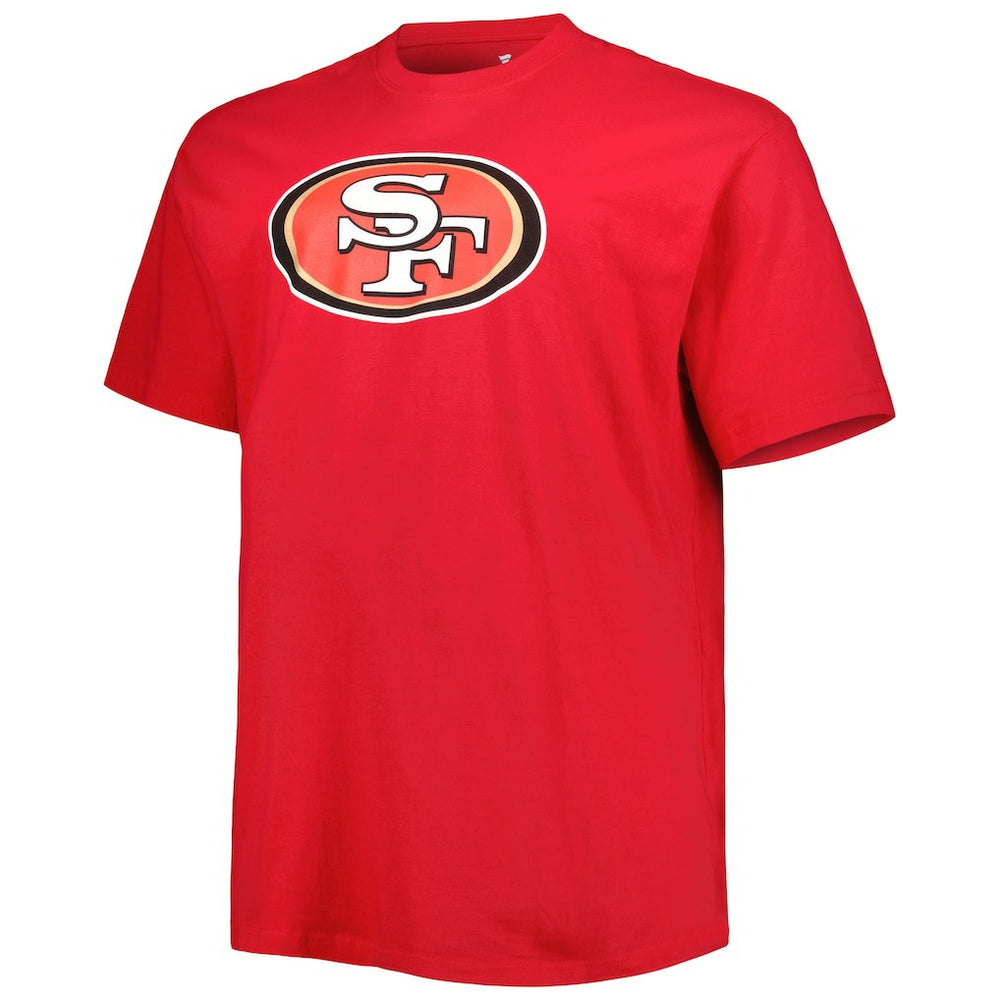 Christian McCaffrey San Francisco 49ers Big & Tall Player Name & Number T-Shirt Scarlet - Fanatics