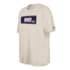 New York Giants New Era Third Down Big & Tall Historic T-Shirt Cream - NFL
