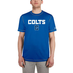 Indianapolis Colts New Era Third Down Puff Print T-Shirt Royal - NFL