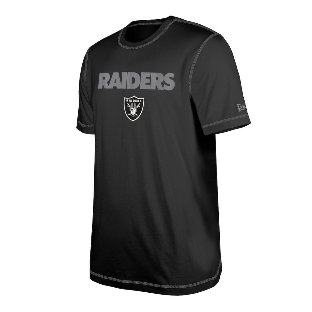 Las Vegas Raiders New Era Third Down Puff Print T-Shirt Black - NFL