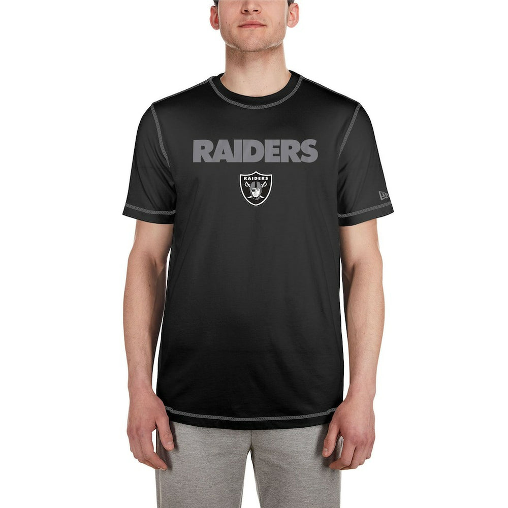 Las Vegas Raiders New Era Third Down Puff Print T-Shirt Black - NFL
