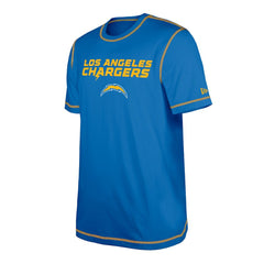 Los Angeles Chargers New Era Third Down Puff Print T-Shirt Blue - NFL