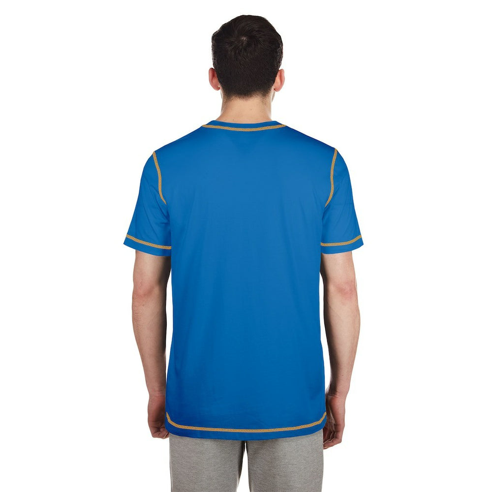 Los Angeles Chargers New Era Third Down Puff Print T-Shirt Blue - NFL