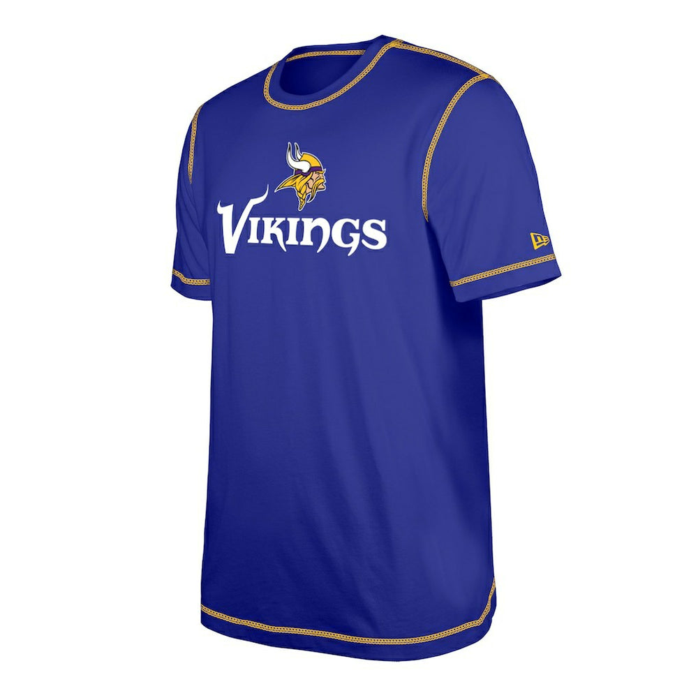 Minnesota Vikings New Era Third Down Puff Print T-Shirt Purple - NFL