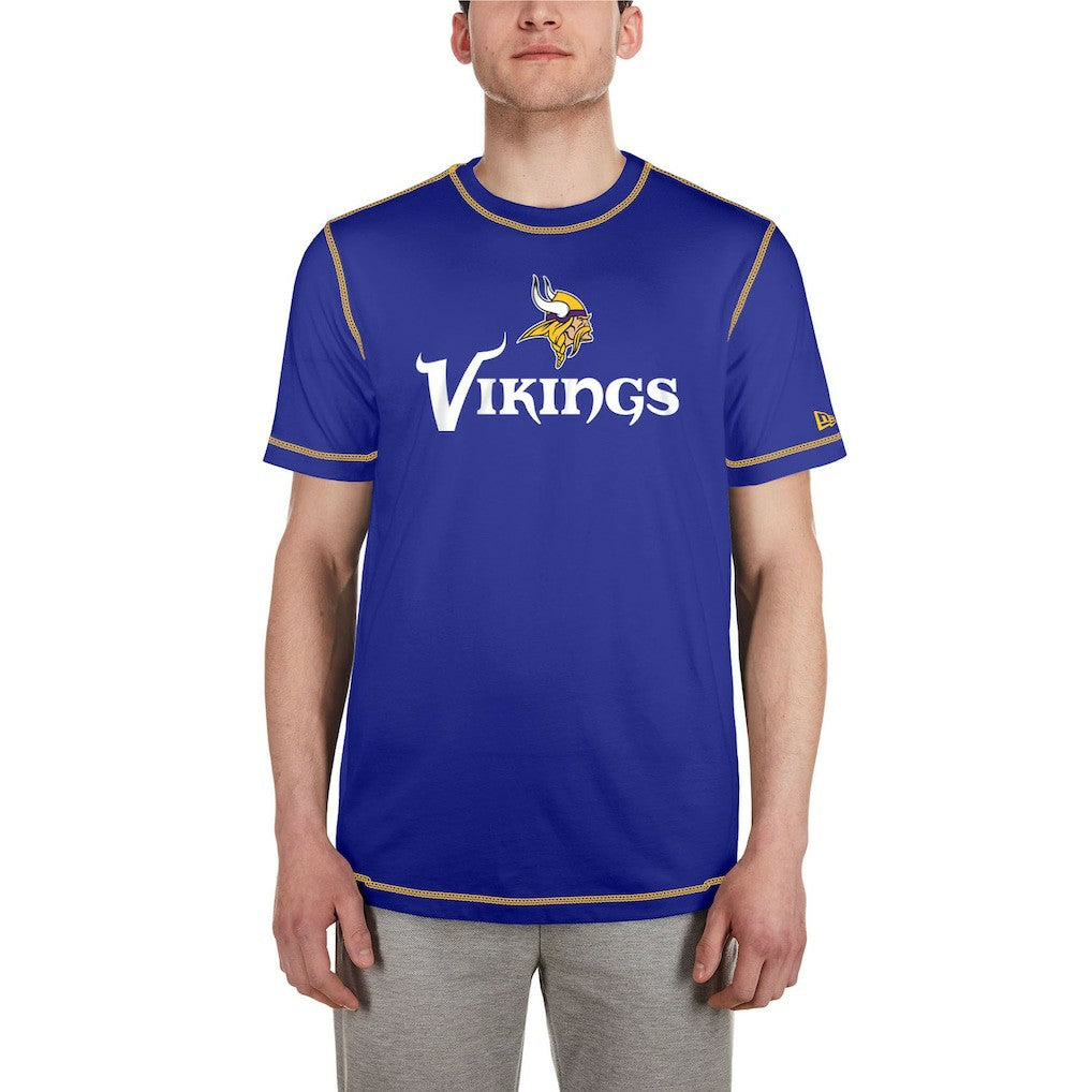 Minnesota Vikings New Era Third Down Puff Print T-Shirt Purple - NFL