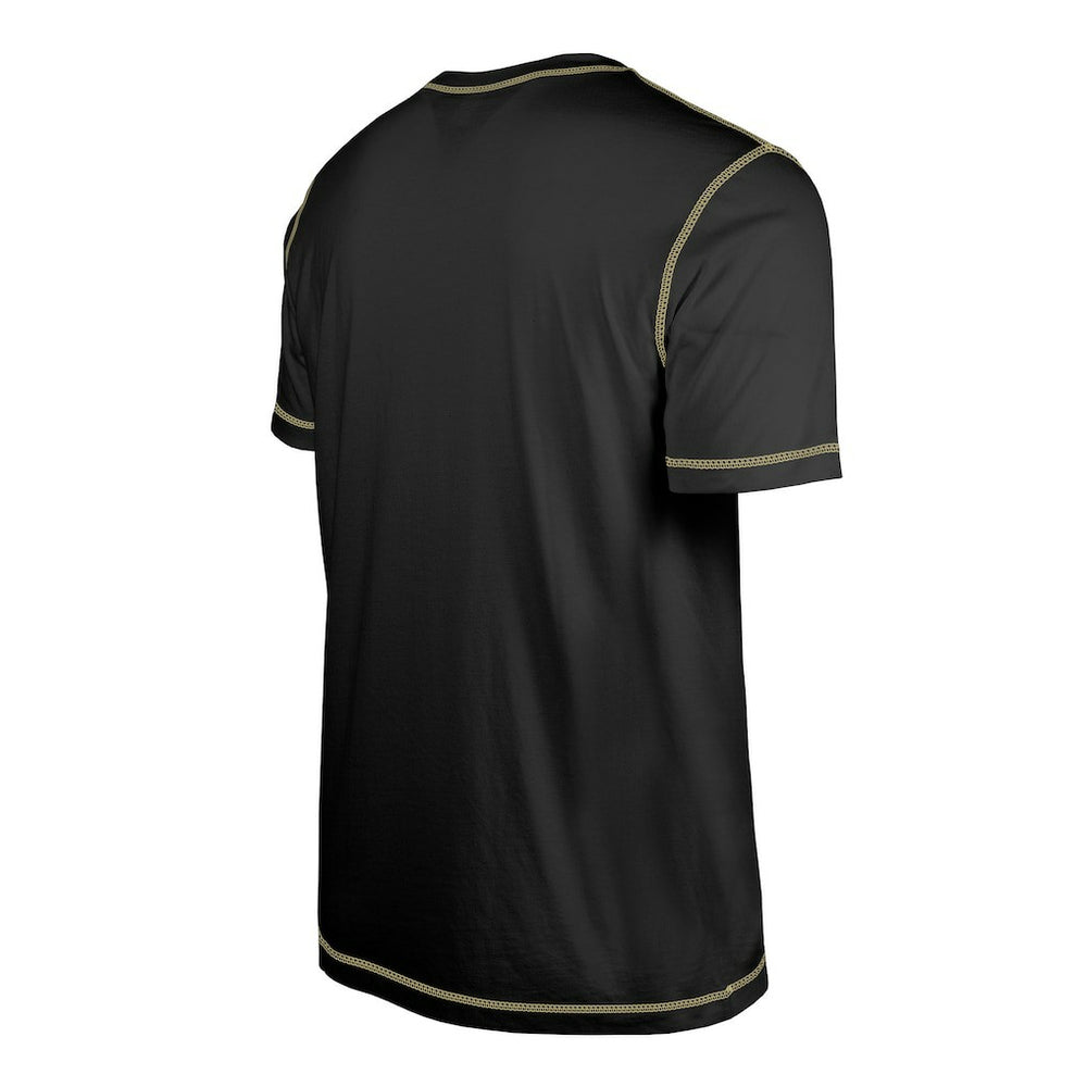 New Orleans Saints New Era Third Down Puff Print T-Shirt Black - NFL