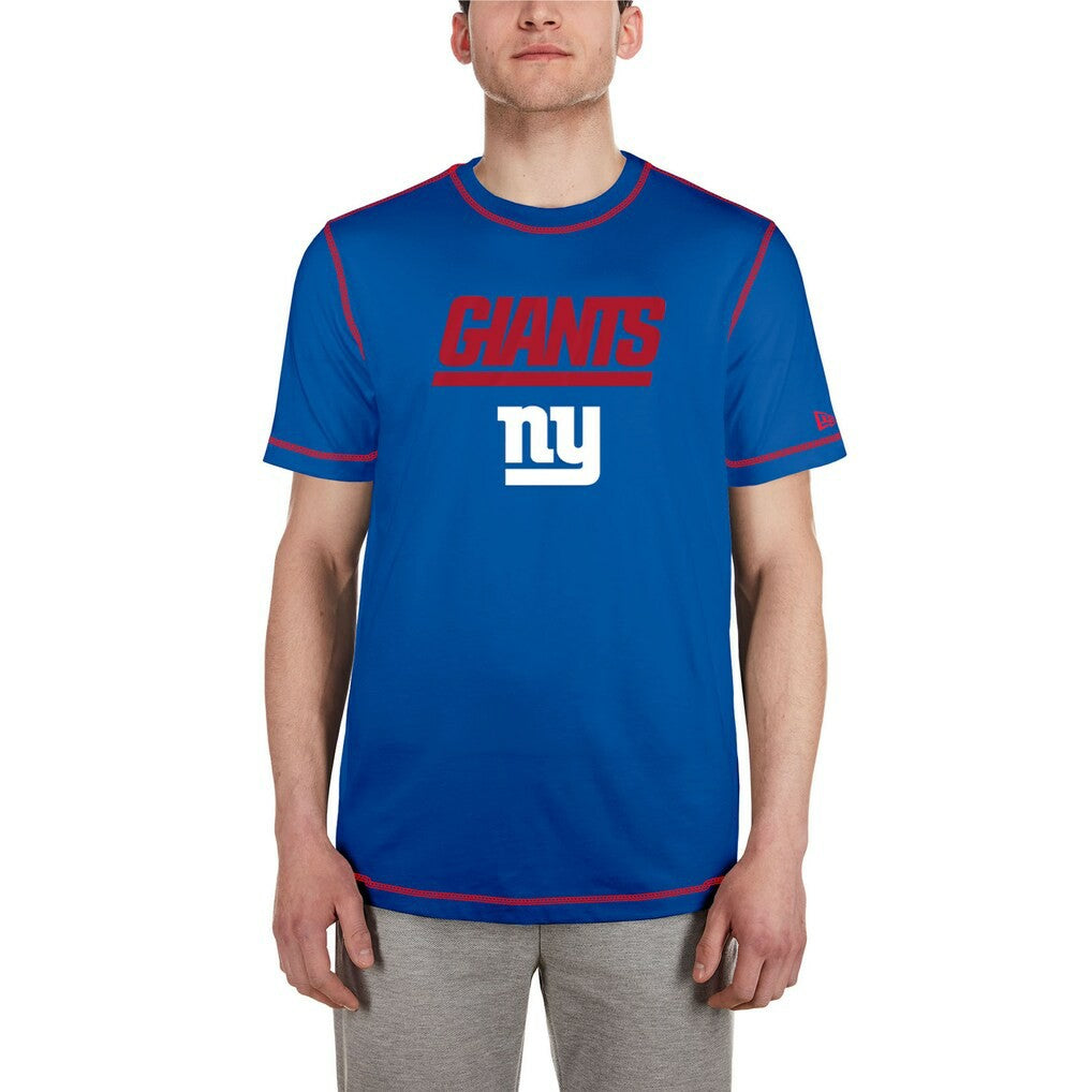 New York Giants New Era Third Down Puff Print T-Shirt Royal - NFL