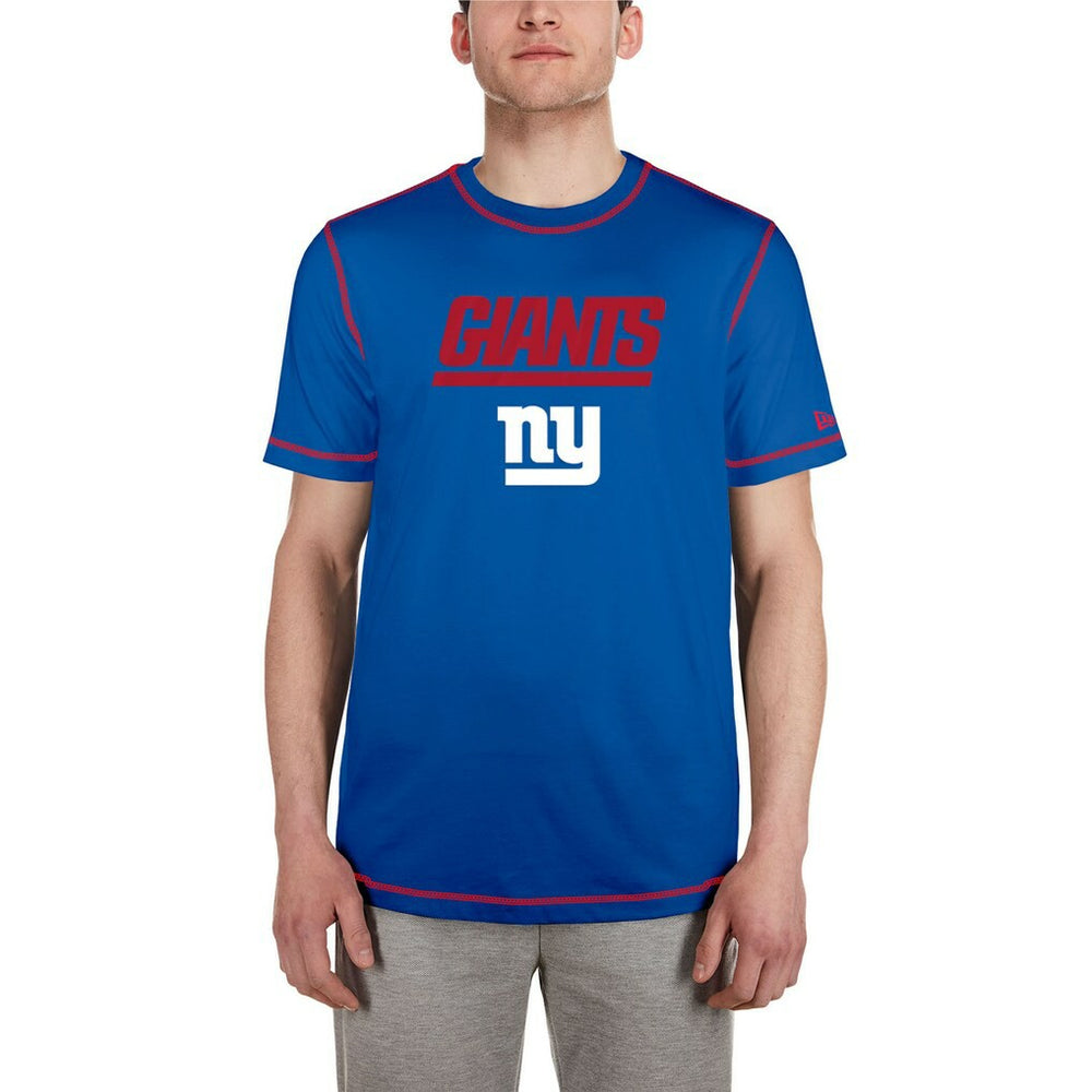 New York Giants New Era Third Down Puff Print T-Shirt Royal - NFL