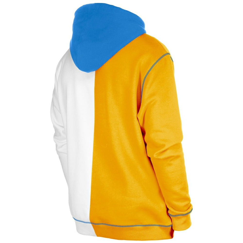 Los Angeles Chargers New Era Third Down Split Raglan Pullover Hoodie Gold/White - NFL