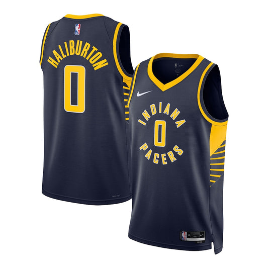 Tyrese Haliburton Indiana Pacers Unisex Swingman Jersey - Icon Edition - Navy | NBA Jerseys