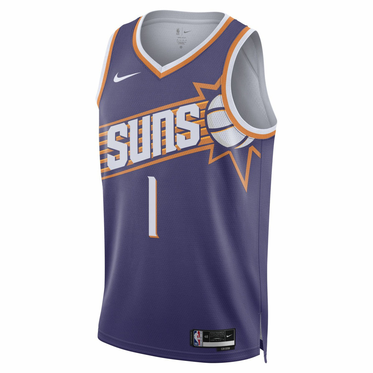 Nike - Devin Booker Phoenix Suns Unisex Swingman Jersey - Icon Edition - Purple
