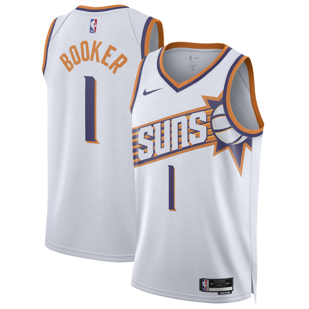 Nike - Devin Booker Phoenix Suns Unisex Swingman Jersey - Association Edition - White