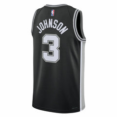 Nike - Keldon Johnson San Antonio Spurs Unisex Swingman Jersey - Icon Edition - Black