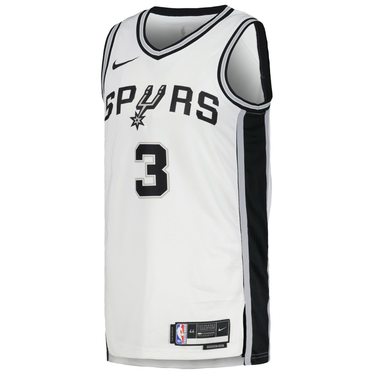 Nike - Keldon Johnson San Antonio Spurs Unisex Swingman Jersey - Association Edition - White