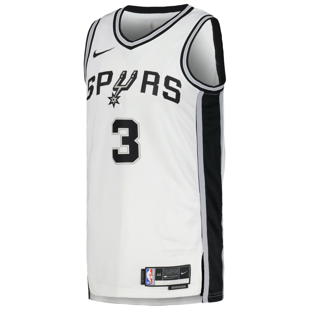 Nike - Keldon Johnson San Antonio Spurs Unisex Swingman Jersey - Association Edition - White