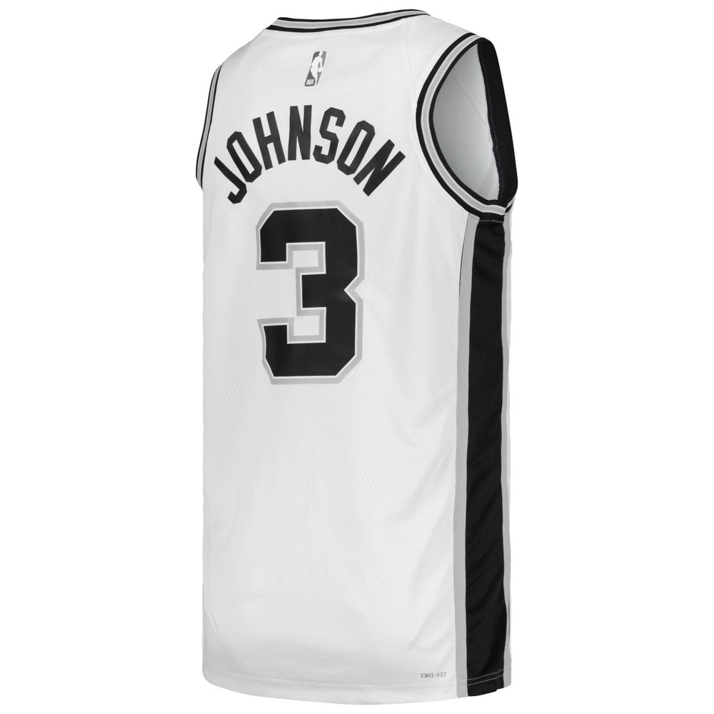 Nike - Keldon Johnson San Antonio Spurs Unisex Swingman Jersey - Association Edition - White