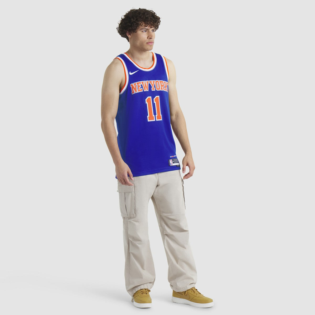 Nike - Jalen Brunson New York Knicks Unisex Swingman Jersey - Icon Edition - Blue