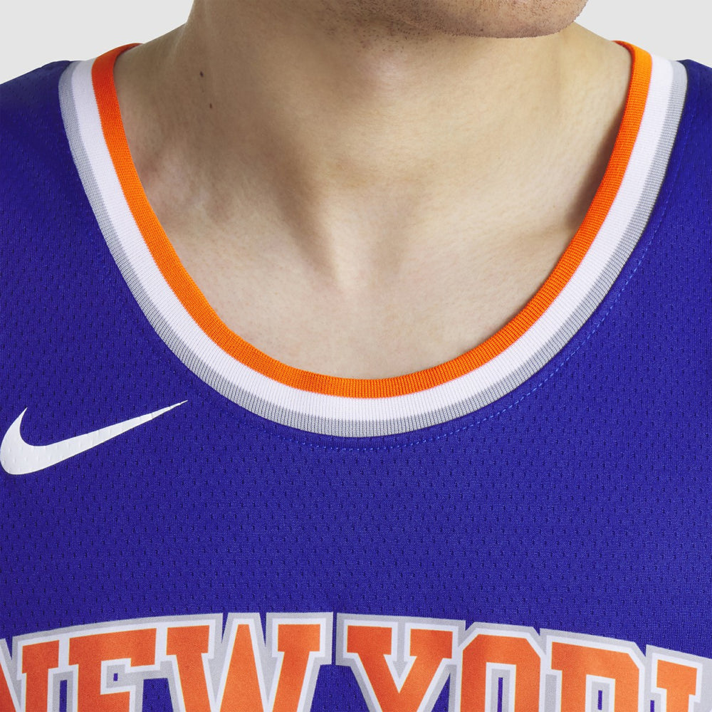Nike - Jalen Brunson New York Knicks Unisex Swingman Jersey - Icon Edition - Blue