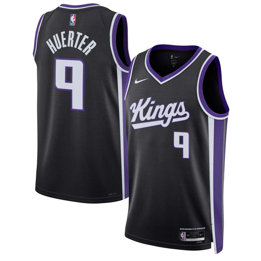Kevin Huerter Sacramento Kings Unisex Swingman Jersey - Icon Edition - Black | NBA Jerseys
