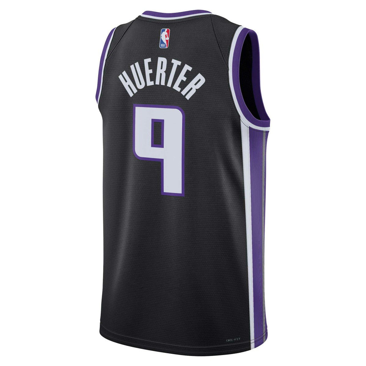 Nike - Kevin Huerter Sacramento Kings Unisex Swingman Jersey - Icon Edition - Black