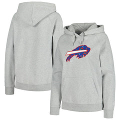Buffalo Bills New Era Women's Floral Raglan Pullover Hoodie Gray - NFL