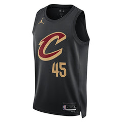 NBA - Donovan Mitchell Cleveland Cavaliers Jordan Brand Unisex Swingman Jersey - Statement Editi- Black