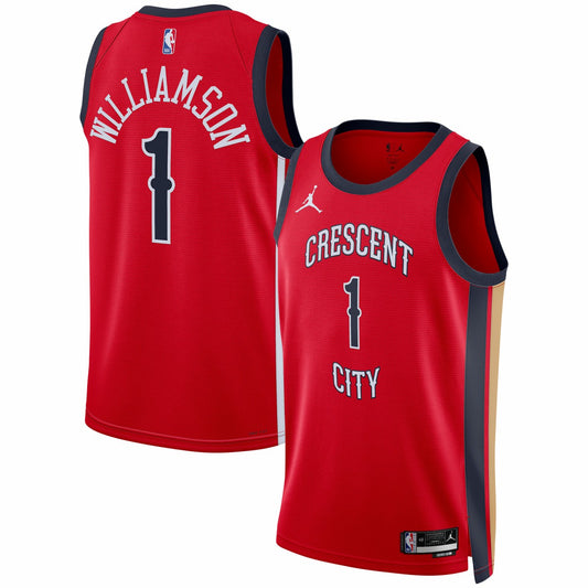 Zion Williamson New Orleans Pelicans Jordan Brand Unisex Swingman Jersey - Statement Edition - Red for sale | NBA Jerseys