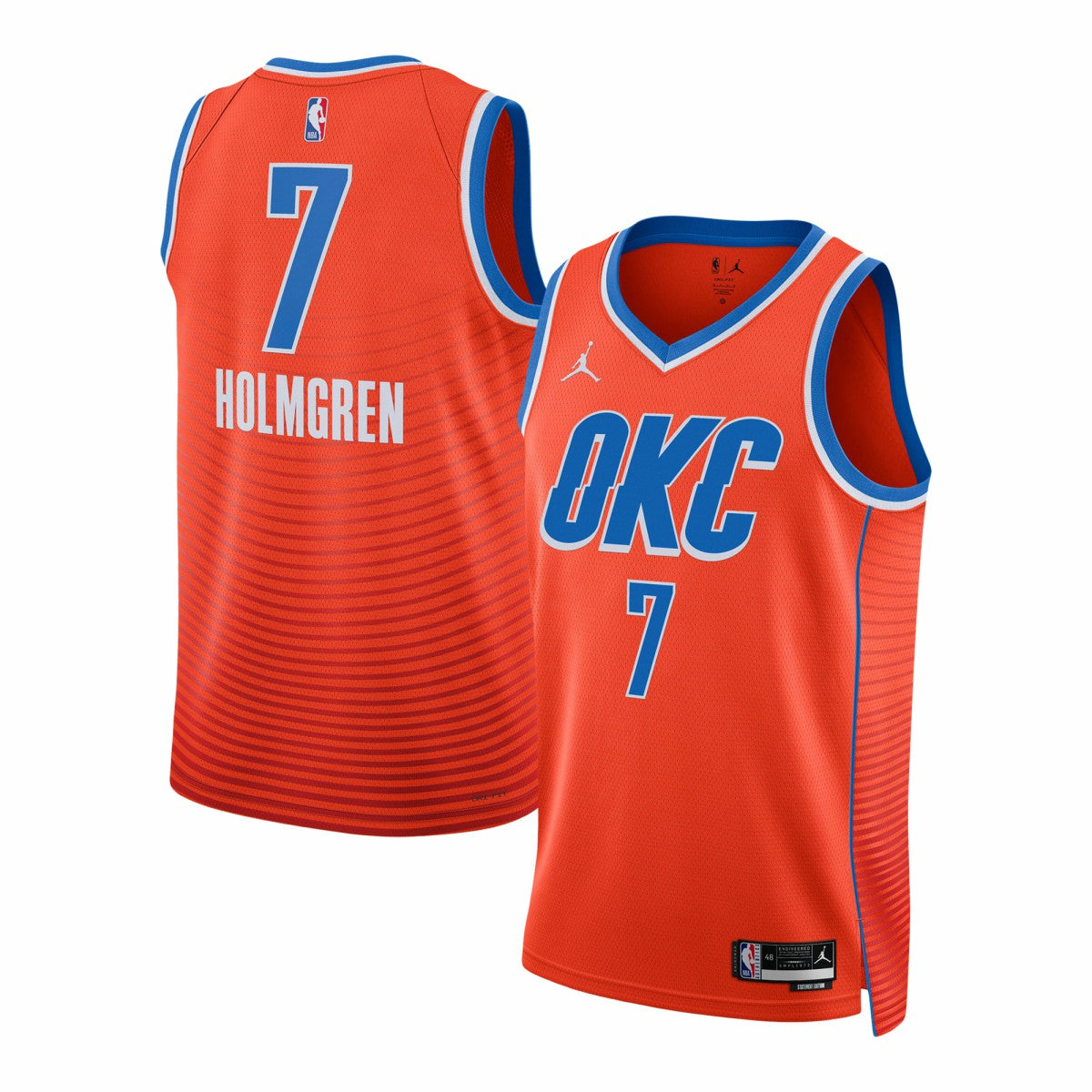 Chet Holmgren Oklahoma City Thunder Jordan Brand Unisex Swingman Jersey - Statement Edition - Orange for sale | NBA Jerseys