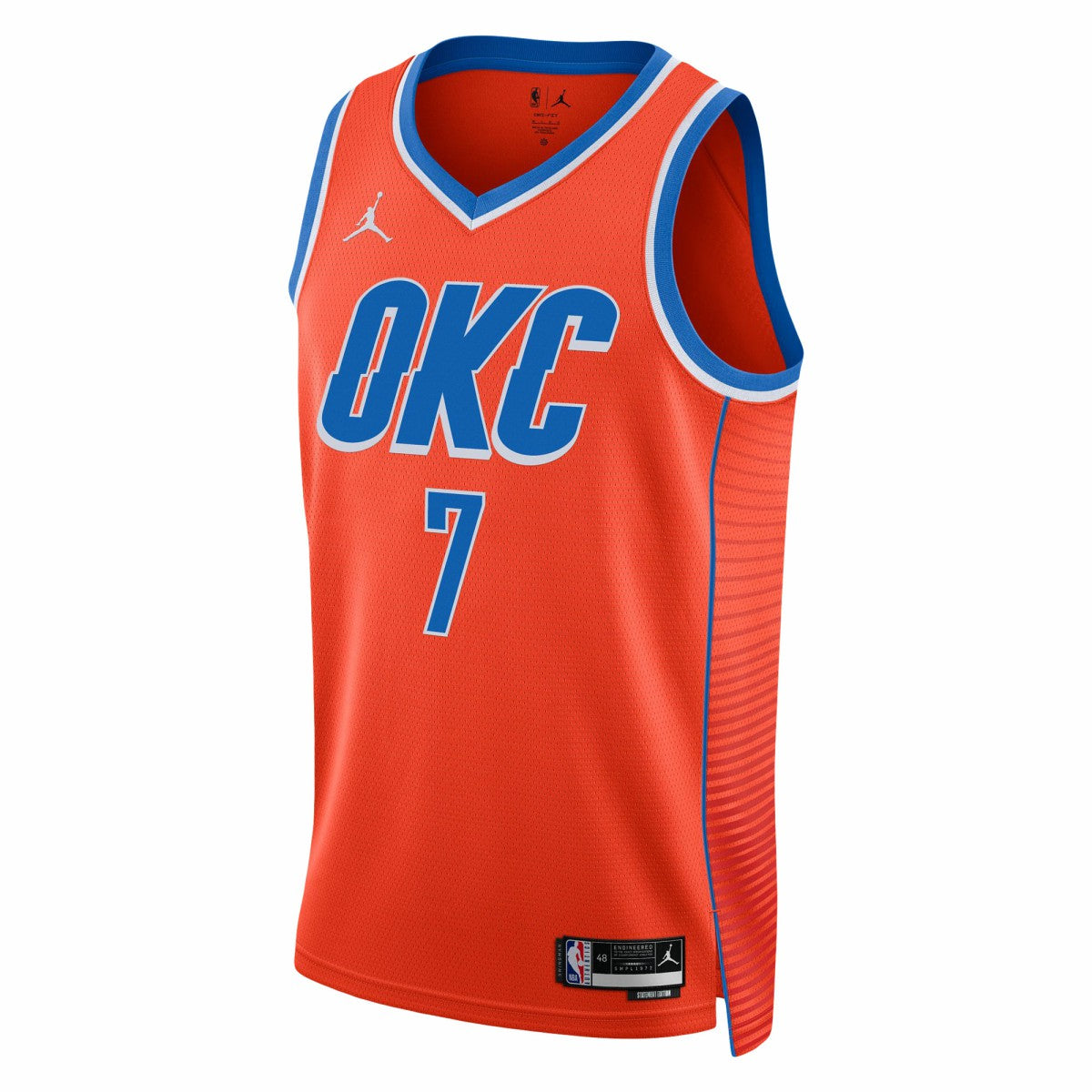 NBA - Chet Holmgren Oklahoma City Thunder Jordan Brand Unisex Swingman Jersey - Statement Edition - Orange