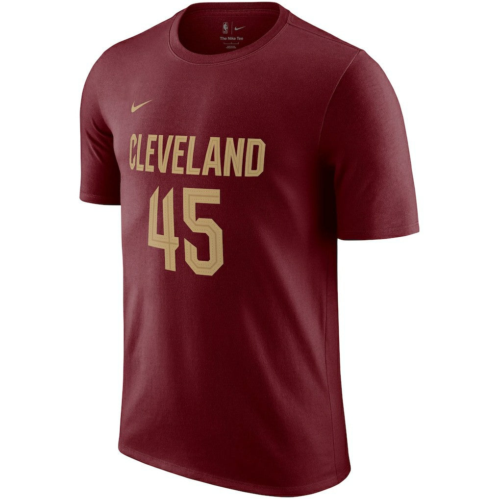 Nike - Donovan Mitchell Cleveland Cavaliers Icon 2022/23 Name & Number T-Shirt - Burgundy