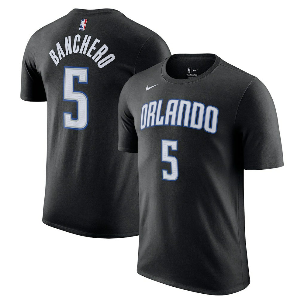 Nike - Paolo Banchero Orlando Magic Icon 2022/23 Name & Number T-Shirt - Black